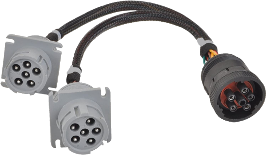 Picture of 6-Pin Adapter Y Cable